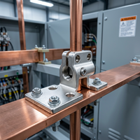 Connecteur de bornier de transformateur à serrage en cuivre et aluminium de haute qualité pour équipement électrique à courant élevé