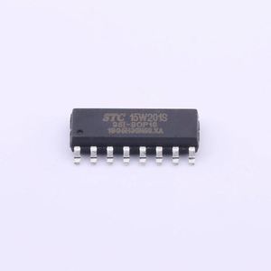MCU STC15W201S-35I-SOP16 STC15W201 ARM Cortex RISC แฟลช ชิ้นส่วนอิเล็กทรอนิกส์ STC15W201S-35I-SOP16 - Product Image 1