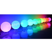 Programmable IP67 évalué pour des lumières extérieures imperméables de décoration de boule de pixels de Noël RVB LED de haute qualité