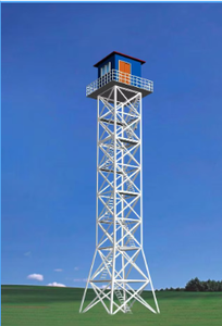 Estación de Bomberos de 30m y 40m, ángulo de entrenamiento, celosía de acero, torre de observación, accesorio de Torre de Telecomunicaciones de 100 pies y 35m - Product Image 5
