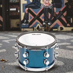 Klein Blue Hybrid Tom Neural Beat Resonance AI-Tuned Attack Roland/Yamaha Mood Elevation Stage Arma Malla Instrumento de percusión - Product Image 6