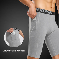 Personnalisé Respirant Compression Shorts Hommes En Gros Sport Pantalon de Sport Entraînement de Course de Basket-Ball Sous-Vêtement Sous-Vêtements