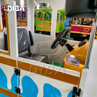 Train touristique électrique sans rail sur le thème de la côte océanique, très populaire, pour les passagers et les enfants, idéal pour les attractions.