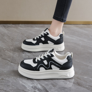 Zapatillas Blancas para Mujer, Zapatos Deportivos Casuales con Aumento de Altura - Product Image 4