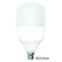 Ampoule LED de type T haute puissance 20W-50W AC 85-265V Culot B22/E27 6500K Globe en plastique IRC>80 Durée de vie de 30 000 heures pour usage résidentiel