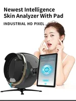 Analyseur de diagnostic cutané 3D IA populaire, testeur facial, scanner, miroir magique, appareil d'analyse cutanée, analyseur de peau