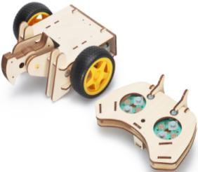 Jouet éducatif STEM Tscinbuny à faire soi-même, kits de puzzles en bois pour enfants, ensemble de robots de combat - Product Image 2