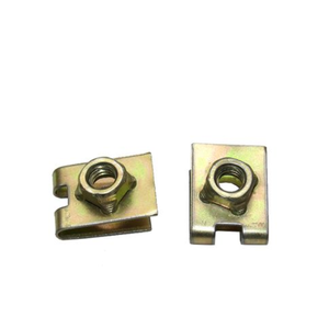 Abrazadera <span class=keywords><strong>de</strong></span> resorte <span class=keywords><strong>de</strong></span> acero inoxidable tipo B Q312 <span class=keywords><strong>con</strong></span> tuerca en U para matrícula, piezas automotrices nuevas - Product Image 3