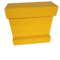 Poutre en bois H20 à prix d'usine pour coffrage de construction, pour murs, colonnes et dalles, poutre en bois H20 jaune, poutre en I en bois