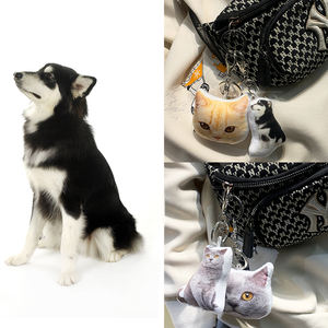 DIYカスタムメイドクマぬいぐるみコンフォーターキーチェーン刺繍バックパックペンダント電話ストラップ - Product Image 3