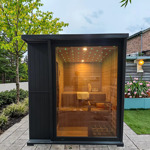 Fournisseur depuis <span class=keywords><strong>20</strong></span> ans de vapeur traditionnelle en <span class=keywords><strong>bois</strong></span> massif cube extérieur cabine sauna en <span class=keywords><strong>bois</strong></span> noir avec poêle <span class=keywords><strong>à</strong></span> sauna harvia 6kw et porte latérale - Product Image 1