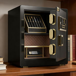 Cassaforte F6-45 in Acciaio con Serratura a Impronta Digitale e Password, Opzione con Chiave, per Casa, Hotel, Banca, Ospedale, Scuola - Product Image 3
