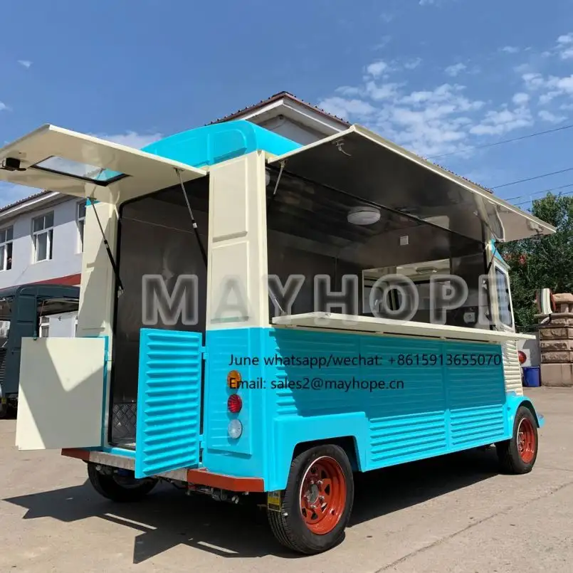Mobiele Ijs Koffie Hot Dog Vending Concessie Elektrische Voedsel Winkelwagen Voor Verkoop