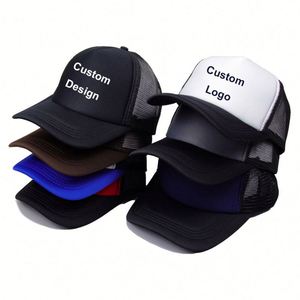 Customized Personalized Logo Printed Sport Cap Foam Mesh Trucker <b>Hat</b> Pattern 3d Embroidery Sublimation Print Promotional <b>Hat</b> - Product Image 1