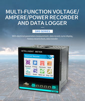 Medidor Inteligente Serie DR9 RS485 Eléctrico con 2 Alarmas, Medidor de Energía Trifásico Multifunción