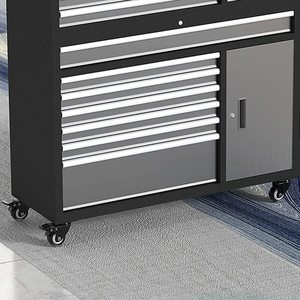 <b>4</b> Black 40mm Swivel <b>Wheels</b> with Brake for <b>Trolleys</b> and Furniture 360 Degree Rotation Max Load 180kg - Product Image 6