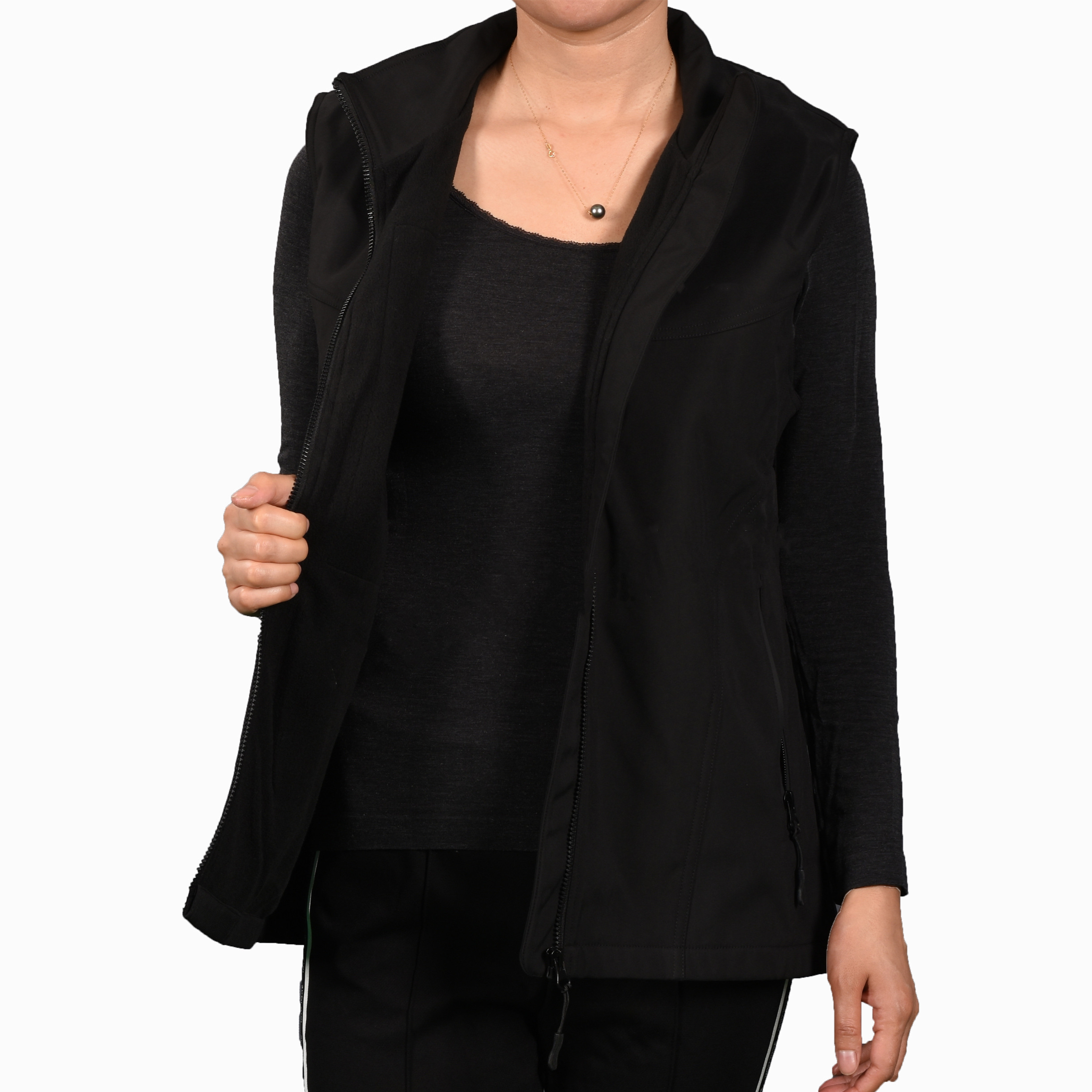 Жилет с подогревом нахлыстом на молнии, зимний уличный теплый Электрический жилет, спортивная одежда, жилет с подогревом