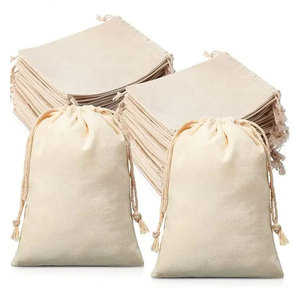 Bán buôn thời trang tùy chỉnh quảng cáo Hữu Cơ vải cotton dây rút 9x10 10x15 15x20 40x50 Ba lô vẽ chuỗi Túi - Product Image 4