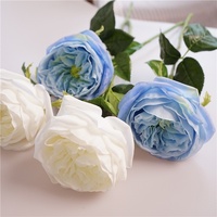 Vente en gros de roses artificielles en latex de haute qualité, couleur bordeaux et blanches, au toucher réaliste, pour la Saint-Valentin, la décoration de la maison, les mariages et la décoration de table