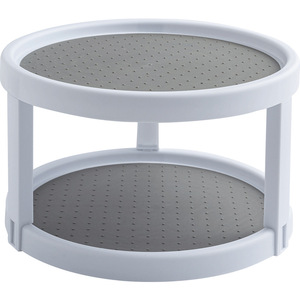 Kitchen Condiment <b>Rack</b> <b>Rotating</b> Double Layer Storage Tabletop Organizer For Seasoning <b>Spices</b> Food Storage - Product Image 5