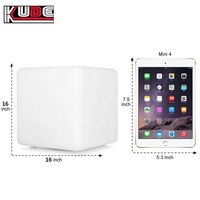Fabricant chinois de haute qualité, fournisseur de cubes LED lumineux en polyéthylène à 16 couleurs changeantes, 16x16x16