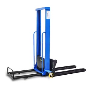 Chariot élévateur autoportant de 1 tonne avec batterie lithium-ion et hauteur de levage de 1,6 m - Chariot élévateur d'entrepôt de qualité industrielle pour charges lourdes - Product Image 2