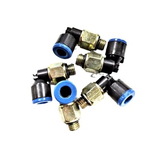 ข้อต่อแบบเชื่อมต่อเร็ว FT-6*4-M12*1.5 สำหรับท่อลม อะไหล่ยานยนต์ พลาสติกสีน้ำเงิน ขนาดท่อ 6 มม. - Product Image 1