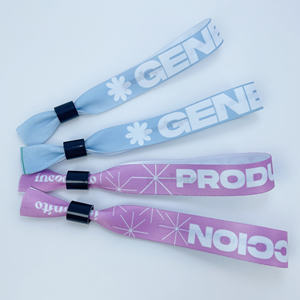 Sublimación personalizada <span class=keywords><strong>Pulseras</strong></span> de poliéster Festival Tela Pareja Pulsera Diseñada para Eventos por for <span class=keywords><strong>totwoo</strong></span> - Product Image 3