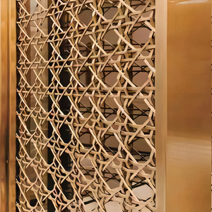 Uốn tóc bồng dây thép không gỉ lưới cho sảnh khách sạn trang trí nội thất dệt nghệ thuật triển lãm hội trường lưới kim loại lưới nhúng thiết kế sáng tạo - Product Image 4