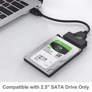 Cable Adaptador Convertidor USB 3.0 a SATA <span class=keywords><strong>de</strong></span> 22 Pines para Discos Duros HDD y SSD <span class=keywords><strong>de</strong></span> 2.5 Pulgadas, 5Gbps - Product Image 6