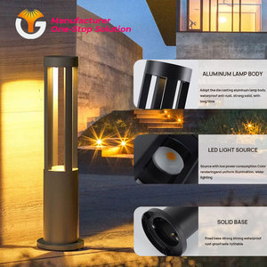 Lampe <span class=keywords><strong>de</strong></span> <span class=keywords><strong>jardin</strong></span> en aluminium DC pour extérieur, IP65 étanche, 30 cm, 40 cm, 60 cm, lampadaire LED moderne pour hôtel, villa, parc, éclairage <span class=keywords><strong>de</strong></span> chemin - Product Image 5