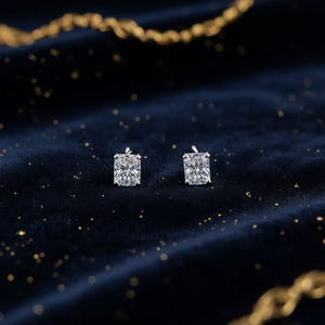 Orecchini di Diamanti E1144 Taglio Brillante Rotondo Colore D Naturale Certificato GIA Gioielli Classici da Donna per Fidanzamento - Product Image 2