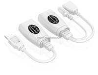Harga Pabrik Langsung Kabel Adaptor Ekstensi USB RJ45 USB 50m Extender Melalui Cat5/Cat5e/Cat6