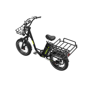 Nouveauté KOOLUX X7 Vélo électrique cargo 48V 25AH Batterie au lithium Longue portée Moteur 250W Cadre en alliage d'aluminium Assistance à la pédale - Product Image 4