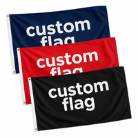 Drapeaux et bannières personnalisés neufs, impression numérique, couleurs vives, polyester imperméable, utilisation intérieure et extérieure, vente en gros par le fabricant