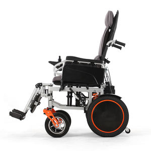 Baichen silla de ruedas eléctrica de acero todoterreno para exteriores de alta calidad barata silla de ruedas eléctrica todo terreno con respaldo alto para adultos - Product Image 3