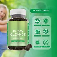 HDK OEM ODM Gummies Détox Nettoyantes en 15 Jours pour le Soutien Intestinal, Complément de Détoxification, Santé Digestive, Marque Privée, Usine de Gummies Personnalisés