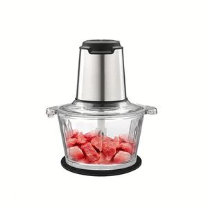 Nouveau Hachoir Électrique 2026 pour Viande et Aliments, 600W, Boîtier en Acier Inoxydable, Capacité 2L, Conception Portable, Fonctionnement Sûr pour Usage Domestique - Product Image 1