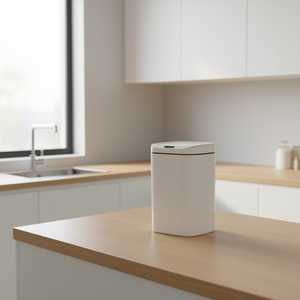 Poubelle intelligente 16L avec capteur de mouvement, sans contact, automatique, anti-odeurs, pour usage domestique, en plastique, batterie rechargeable intégrée - Product Image 2