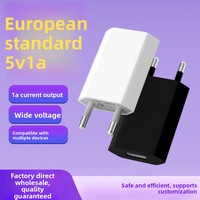 Adaptateur secteur QC3.0, chargeur 5W 5V1A USB, prise EU, chargeur rapide universel pour téléphone portable, montre intelligente, casque, MP3, appareil photo