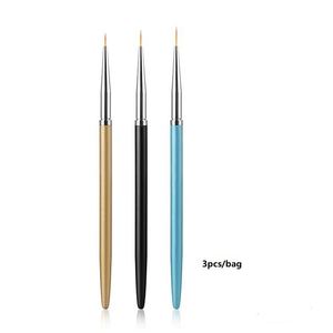Professional Nail Art Liner Brush <b>Set</b> for Enhancing Nail Designs Fine Line Drawing Painting Salon Manicure Nail Brush Kit - Product Image 5