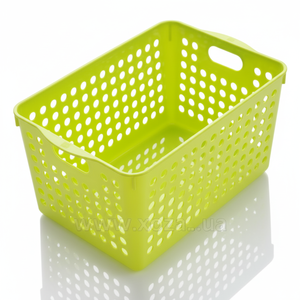 Cesto portaoggetti profondo verde Inomata - Product Image 1