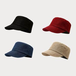 New Summer Lightweight Linen Cotton Breathable Baseball Caps Outdoor Riding <b>Hats</b> - Product Image 2