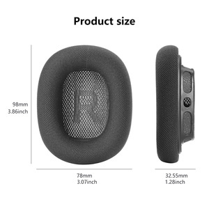 Cuscinetti di ricambio Max cuscini di alta qualità coppe per cuffie in maglia per <span class=keywords><strong>AirPods</strong></span> modello M21 - Product Image 4
