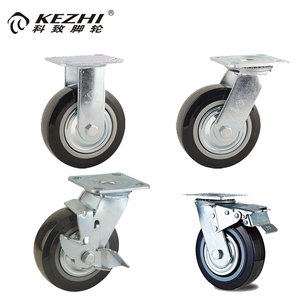 Hotsale 4 "5" 6 "8" <span class=keywords><strong>roulette</strong></span> robuste avec tige filetée - Product Image 1
