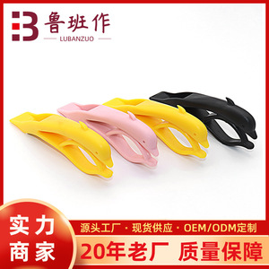 Dolphin Shaped Fruit Peeler Stainless Steel 3 Pieces Melon Peeler <b>Kitchen</b> Tool - Product Image 5