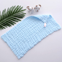 Chine fournisseur en gros petit mouchoir carré coton gaze serviette visage lavage tissu gaze mousseline salive serviette