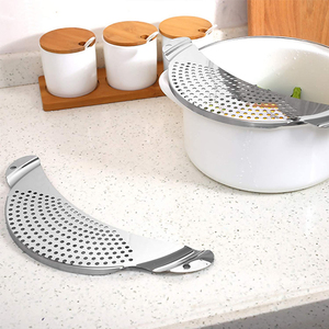 <span class=keywords><strong>Passoire</strong></span> à pâtes à double poignée <span class=keywords><strong>Passoire</strong></span> à casseroles <span class=keywords><strong>professionnelle</strong></span> en acier inoxydable - Product Image 5
