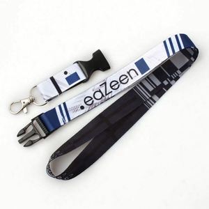 Promotional Eco-friendly Custom Logo Thermal Transfer Printing <b>Polyester</b> Neck Boho Keychain <b>Lanyard</b> - Product Image 2