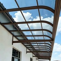 Profils en alliage d'aluminium de haute qualité pour auvent pare-soleil